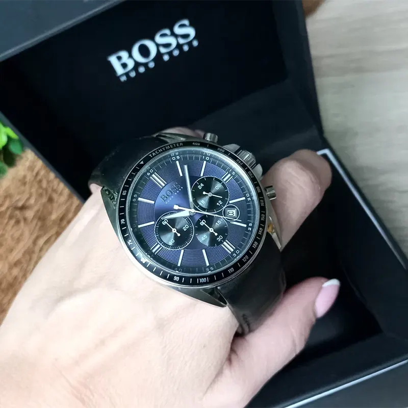 Hugo Boss Casual Drivers Chronograph Blue Dial Men’s Watch- 1513077